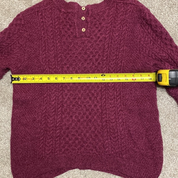Maroon Blarney Aran Originals sweater - Picture 6 of 9